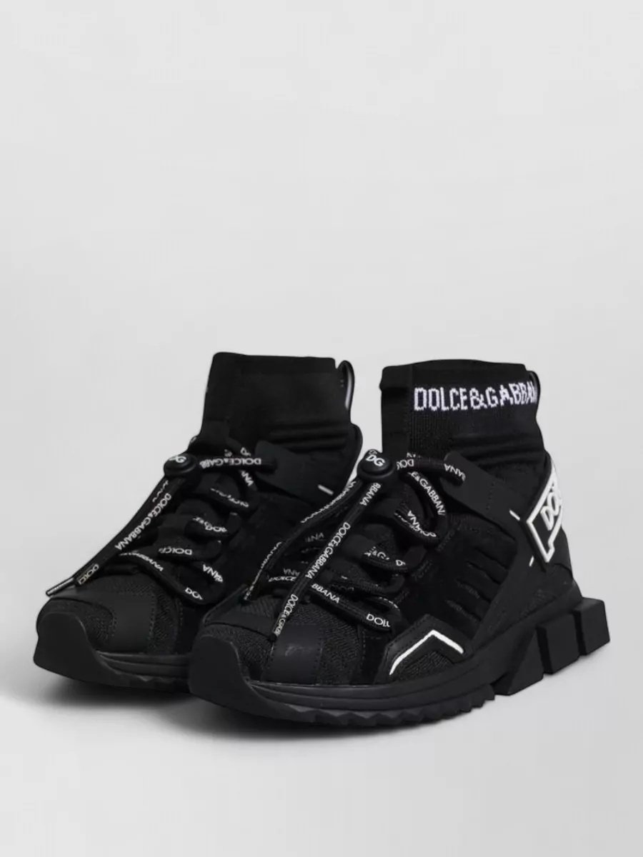 Dolce&Gabbana Sock Lace-Up Sneakers