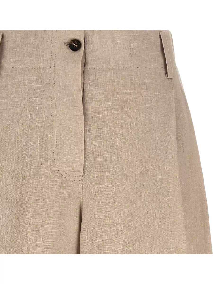 Brunello Cucinelli Linen Tailored Shorts