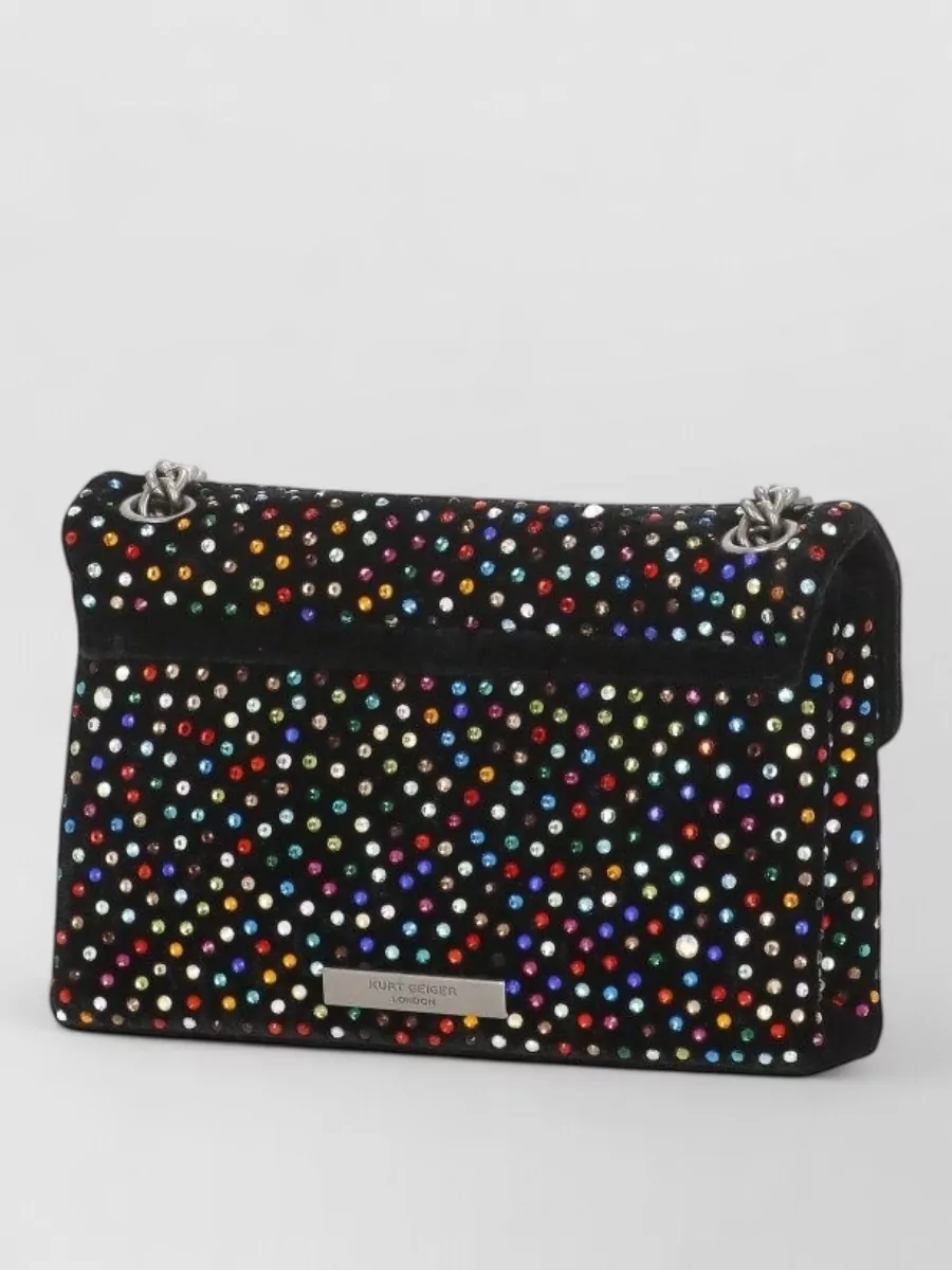 Kurt Geiger Shoulder Bag Strap Multicolor Studs Chain