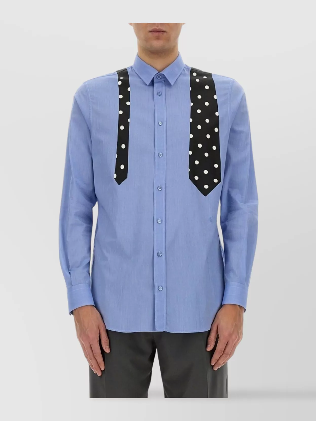 Moschino Professional Polka Dot Print Shirt