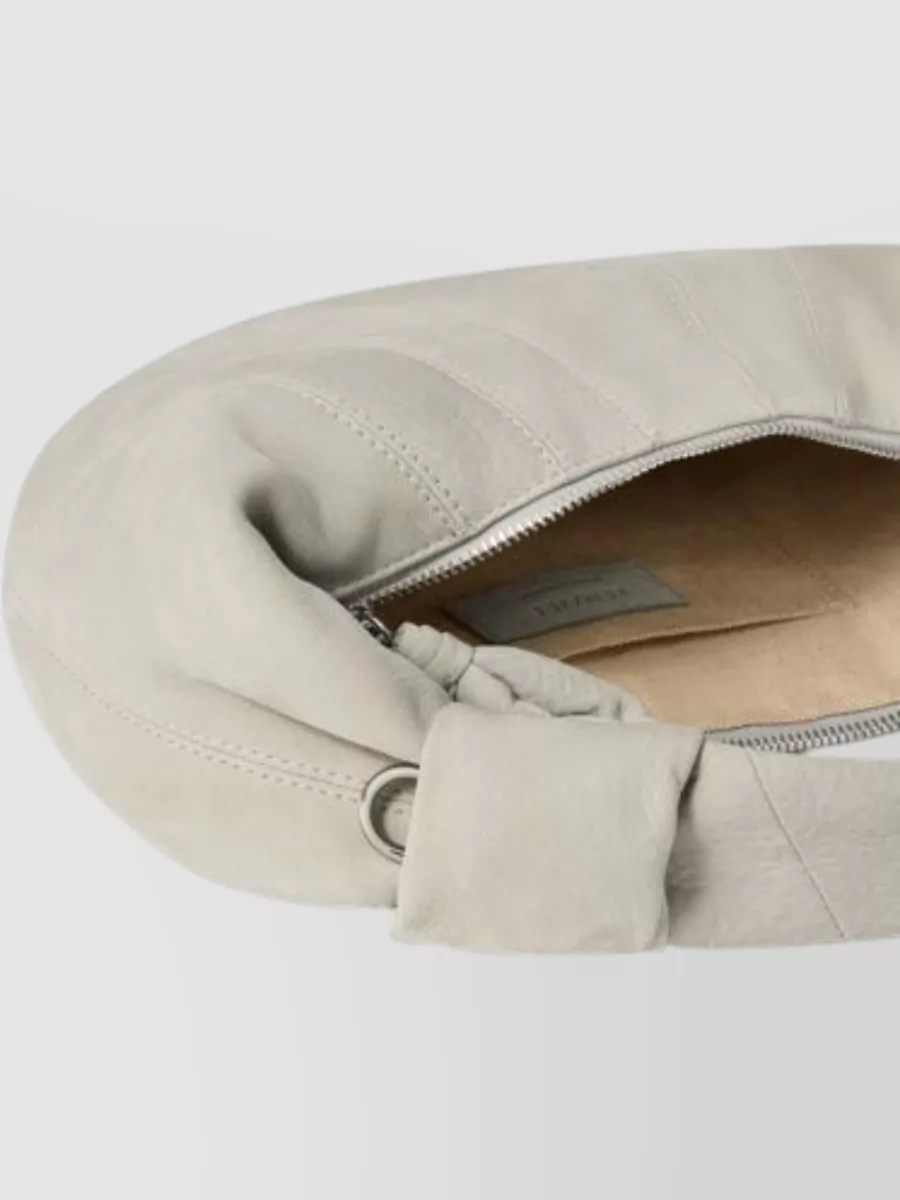 Lemaire Suede Mini Fortune Croissant Bag