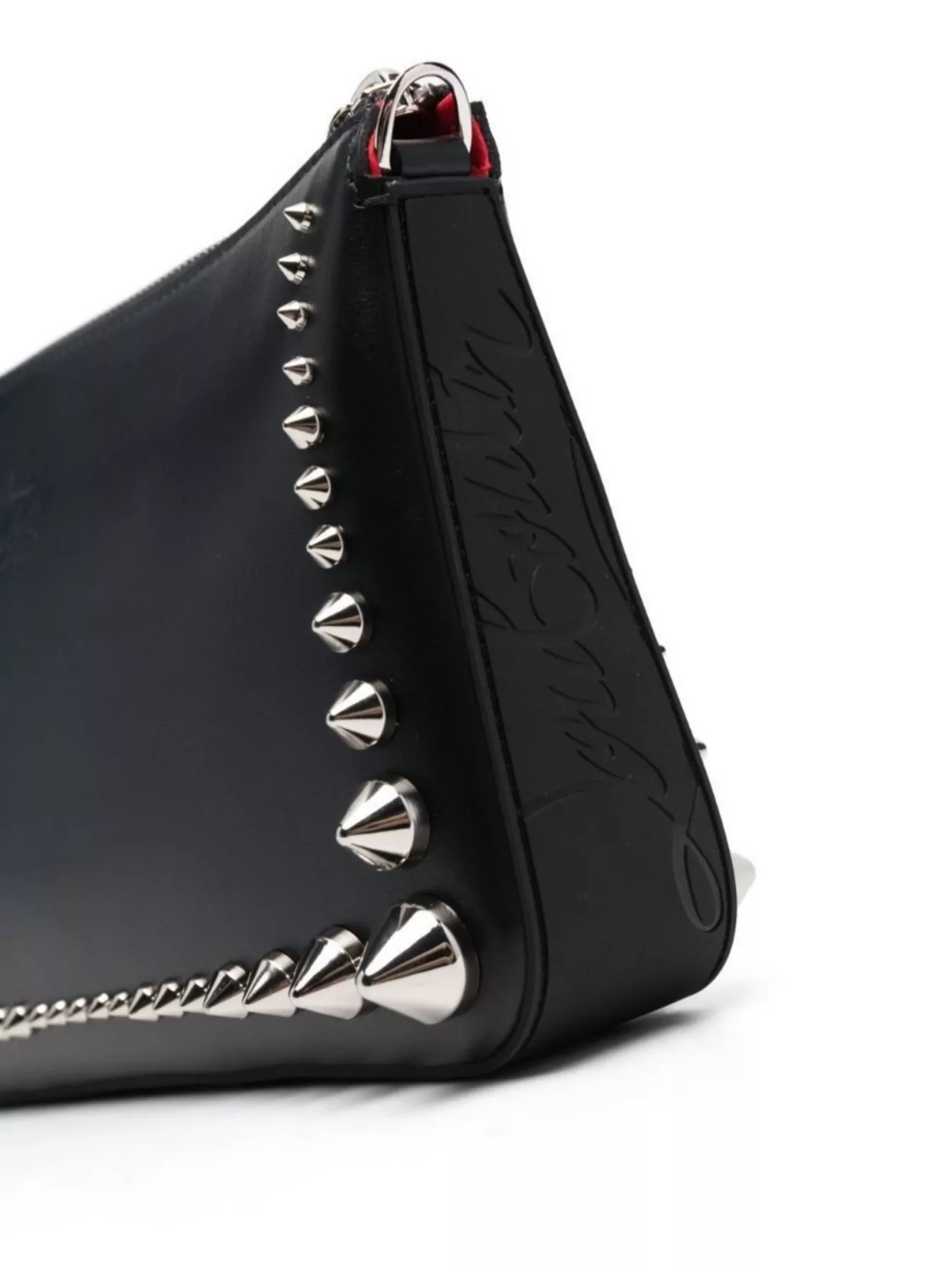 Christian Louboutin Loubila Spike Stud Crossbody Shoulder Bag