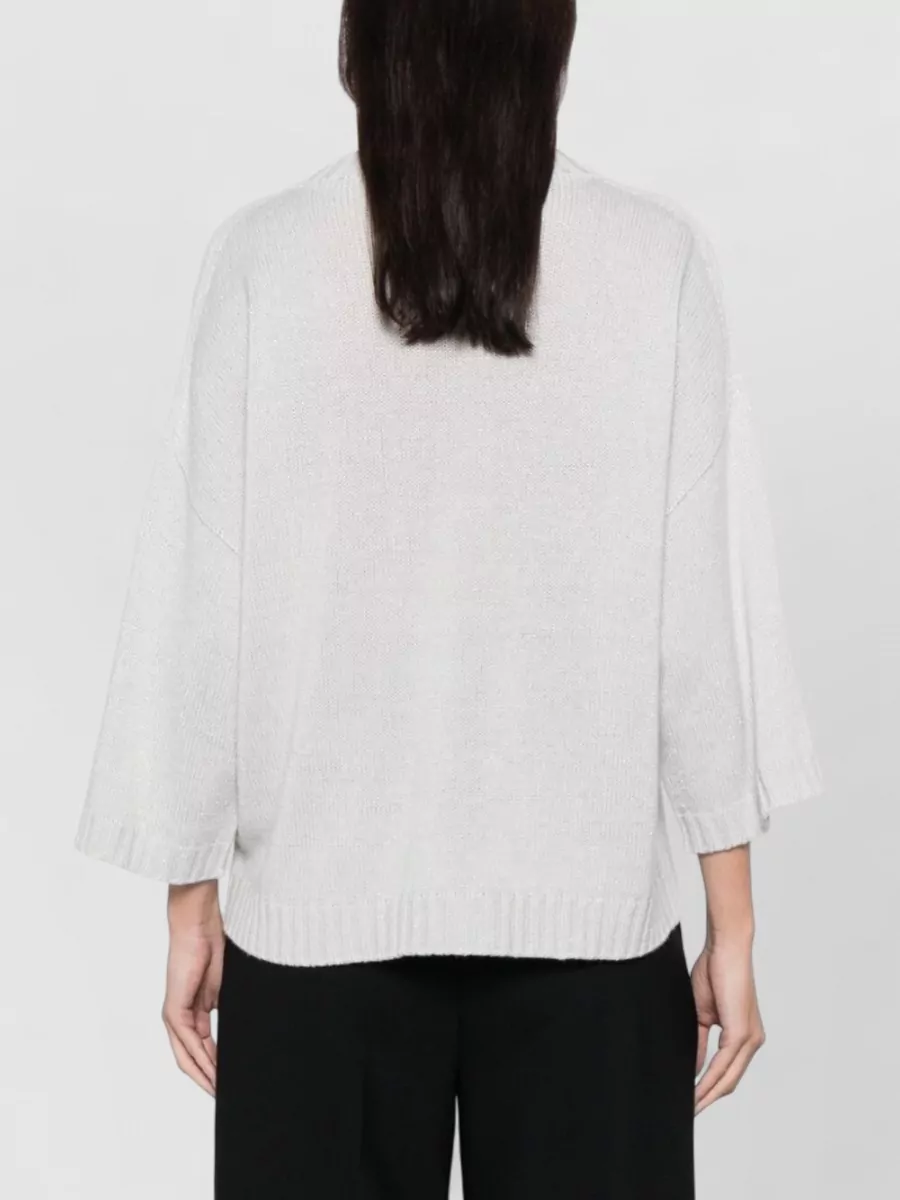 Fabiana Filippi Cozy Knit Sweater Featuring Dropped Shoulders