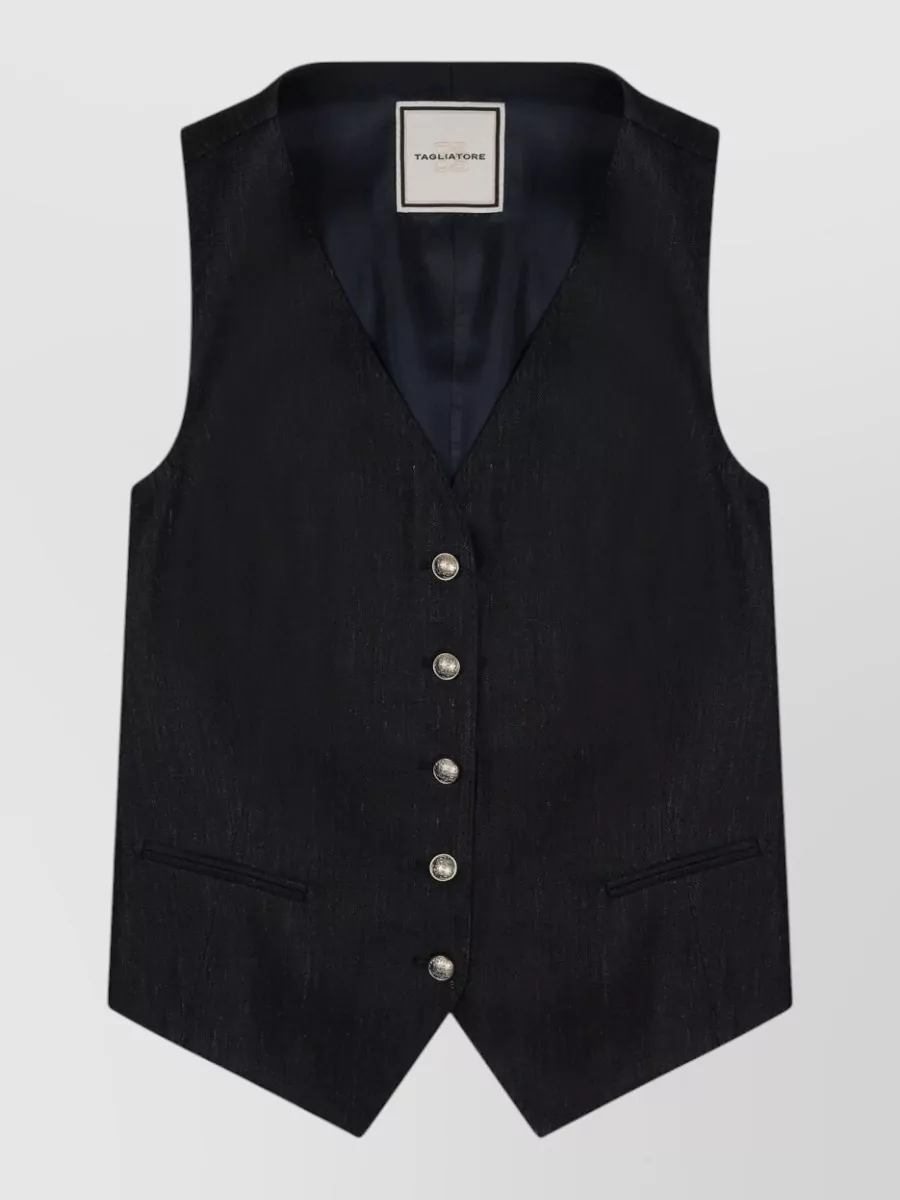 Tagliatore Linen suit waistcoat