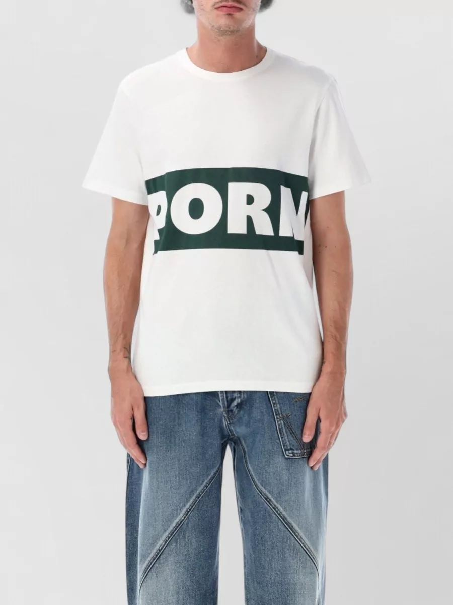 JW Anderson cotton printed short-sleeve t-shirt
