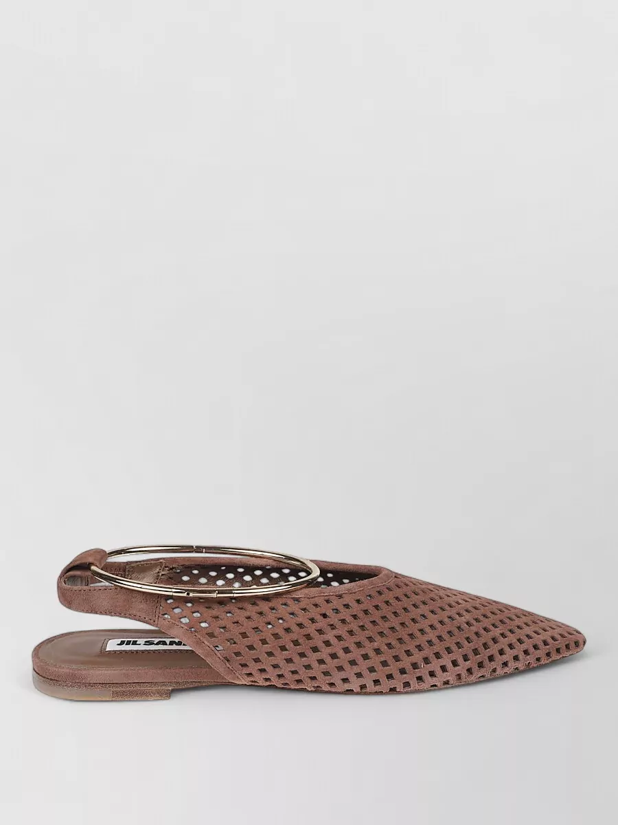 Jil Sander Slingback Ballerina Shoes