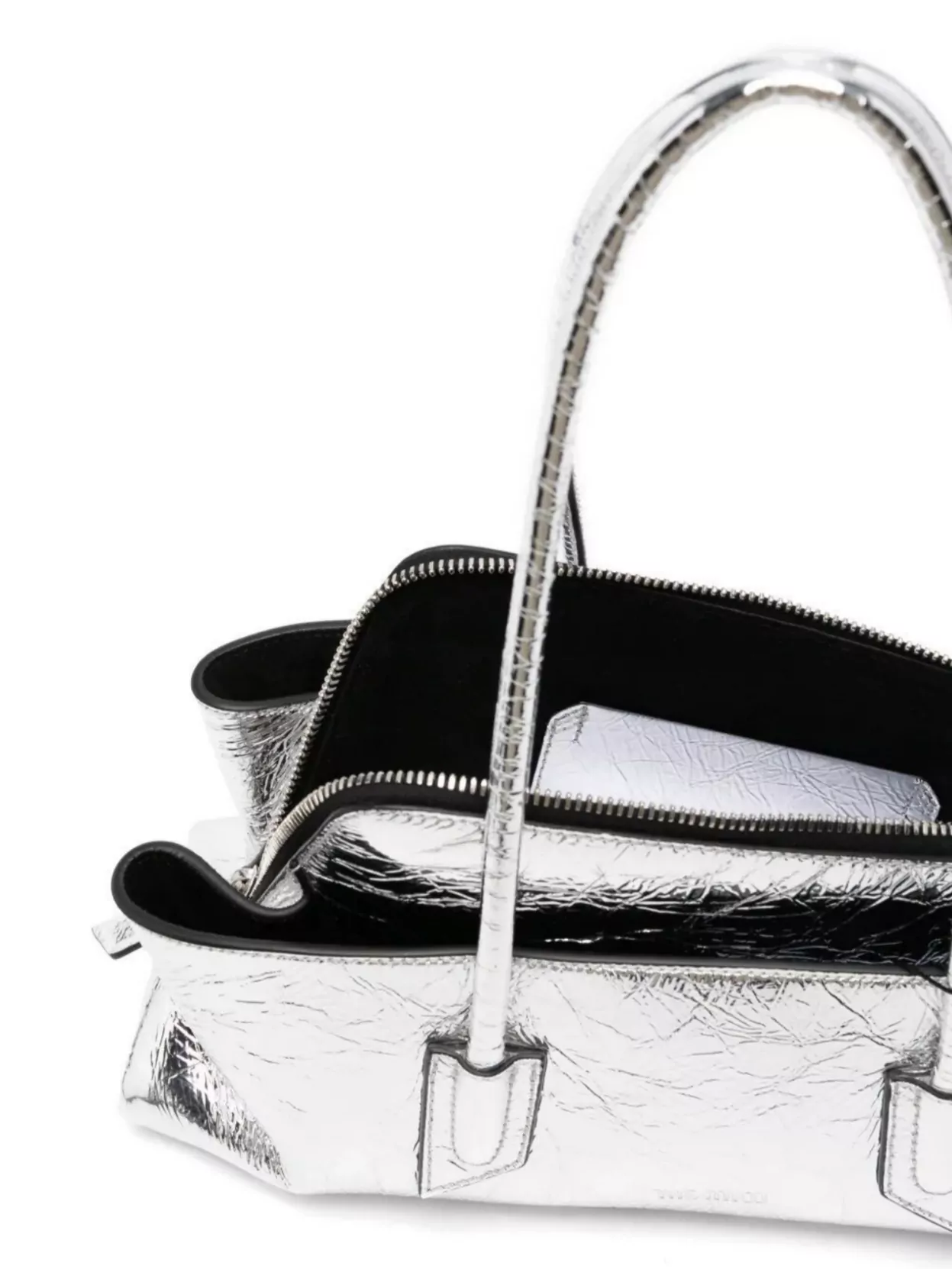The Attico Small Round Handle Shoulder Bag