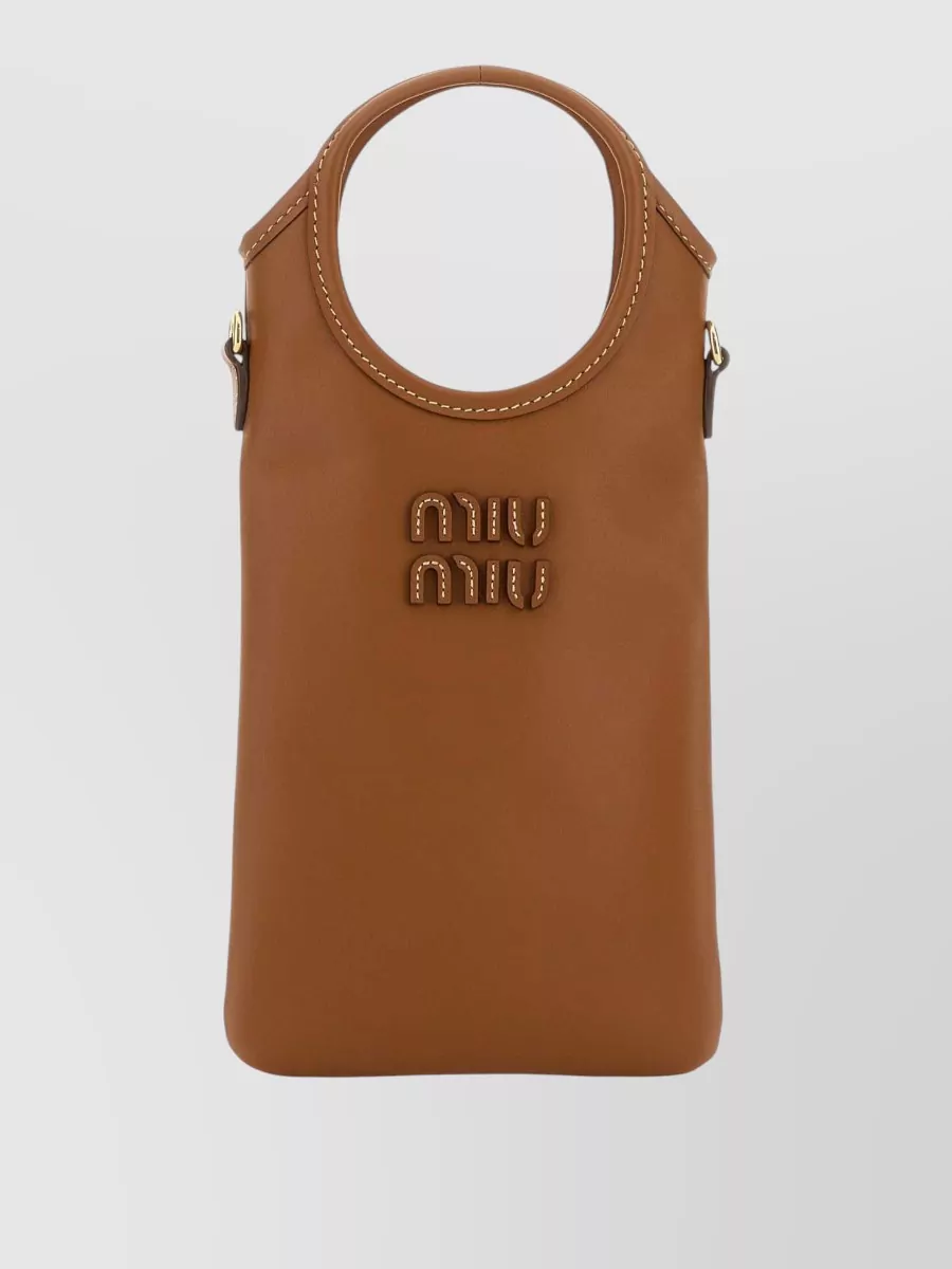 Miu Miu leather phone case