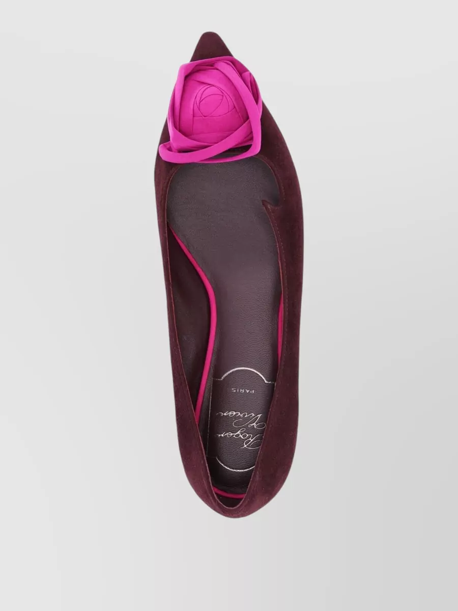 Roger Vivier Leather Ballet Pumps