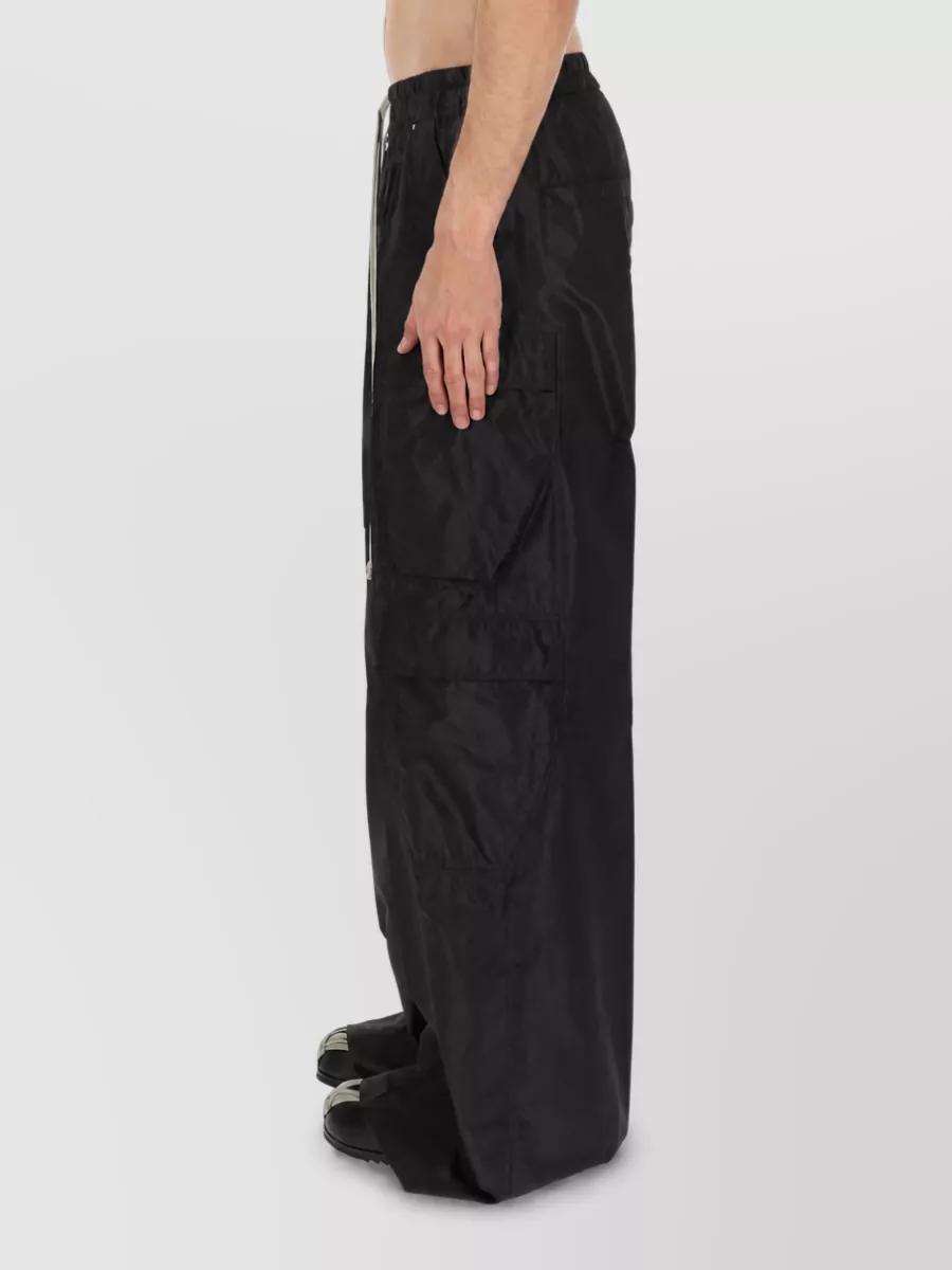 Rick Owens Silk Cargo Loose-Fit Trousers
