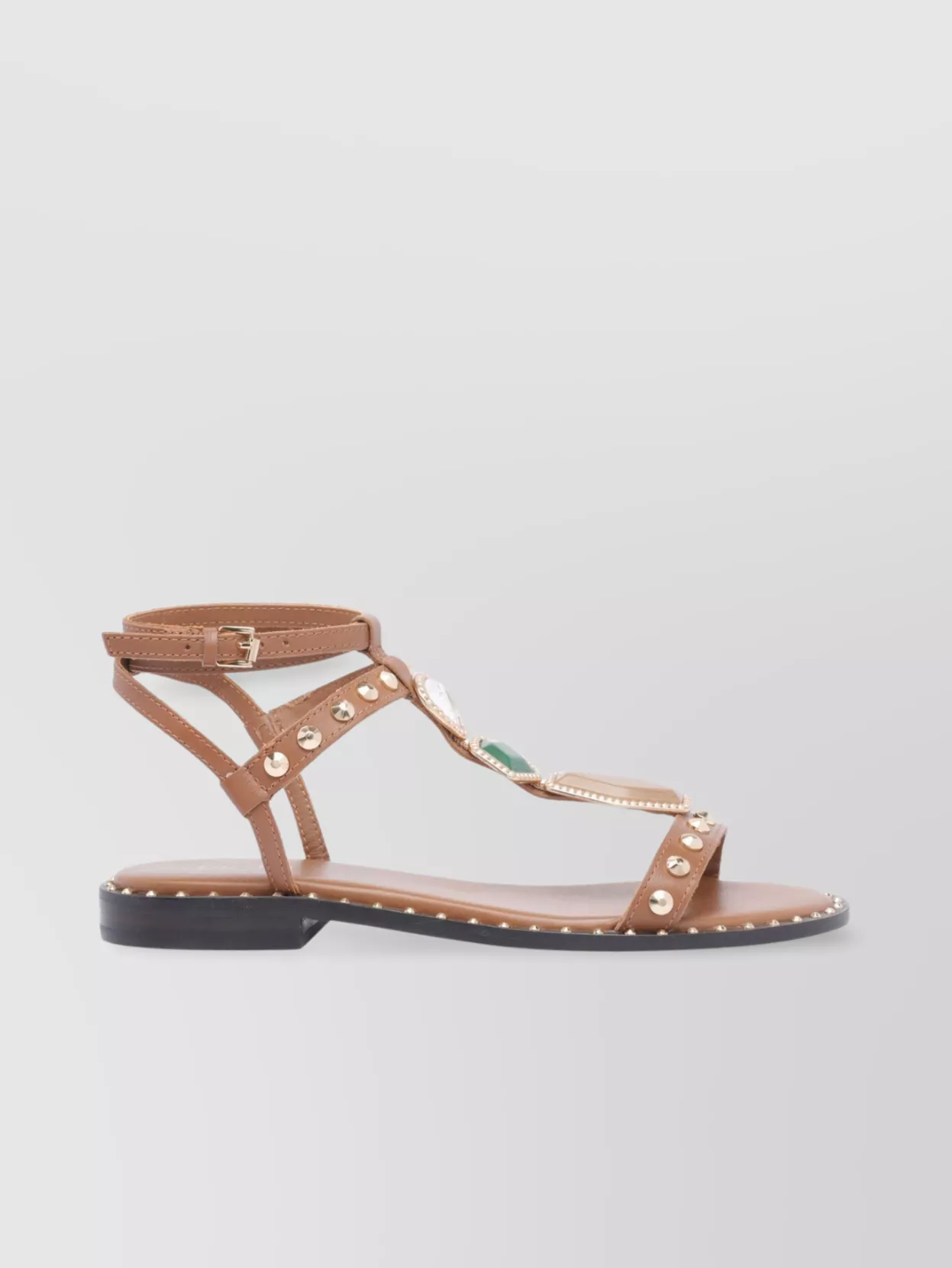 Ash Penny Style Leather Sandals Studs