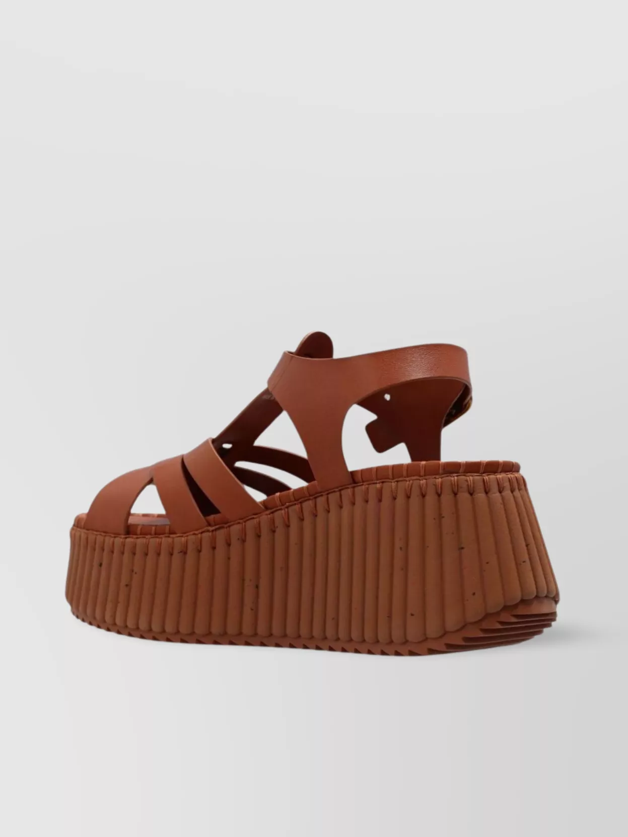 Chloé Nama Wedge Sandals Platform Sole
