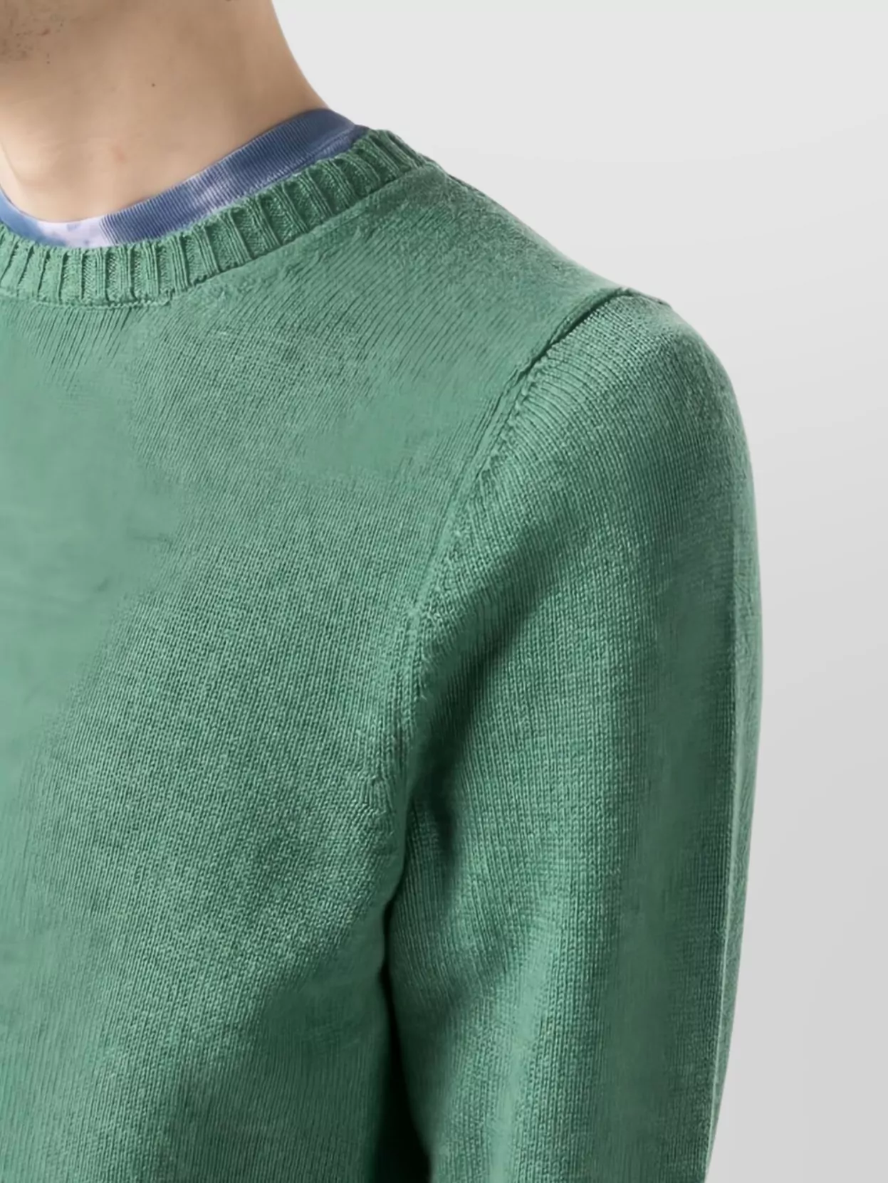 Drumohr Long Sleeve Crew Neck Knit Top