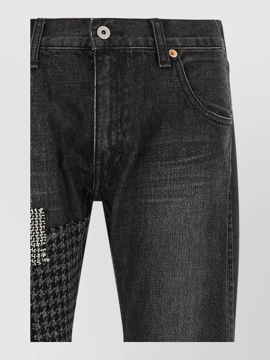 Junya Watanabe Patchwork flared jeans