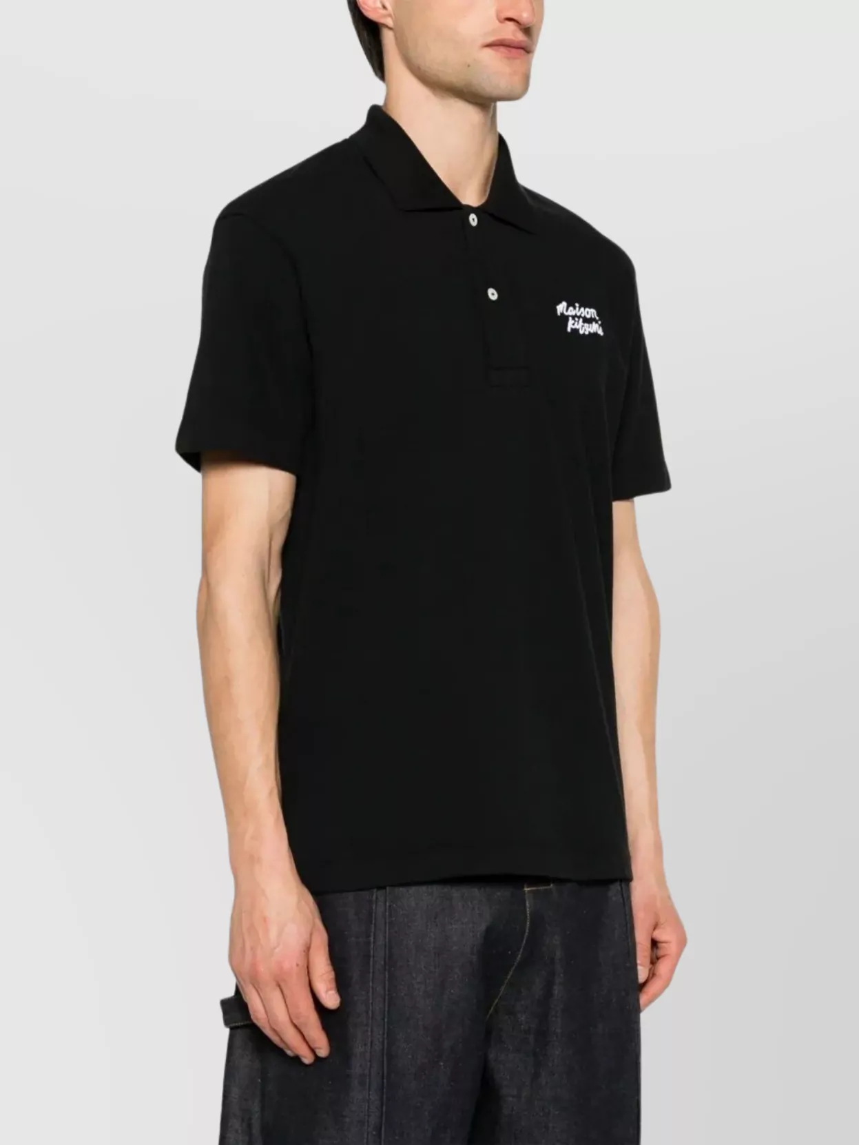 Maison Kitsuné Handwriting Comfort Polo Shirt