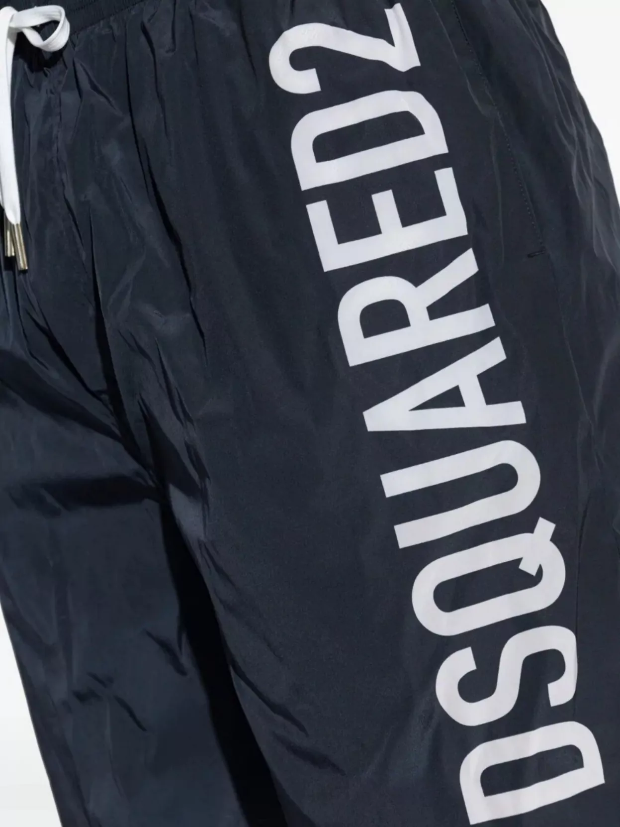 Dsquared2 Logo Print Swim Shorts With Elasticated Waistband