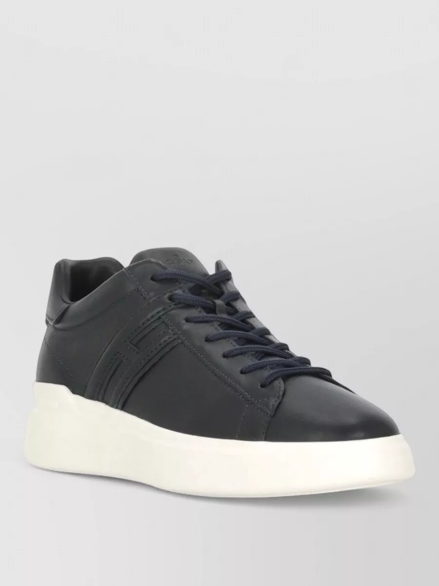 Hogan Calf Leather Low-Top Sneakers