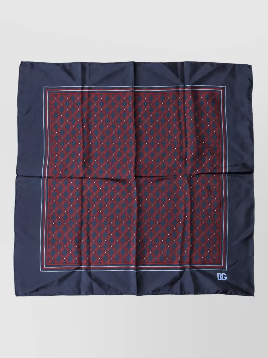 Dolce&Gabbana silk printed square scarf