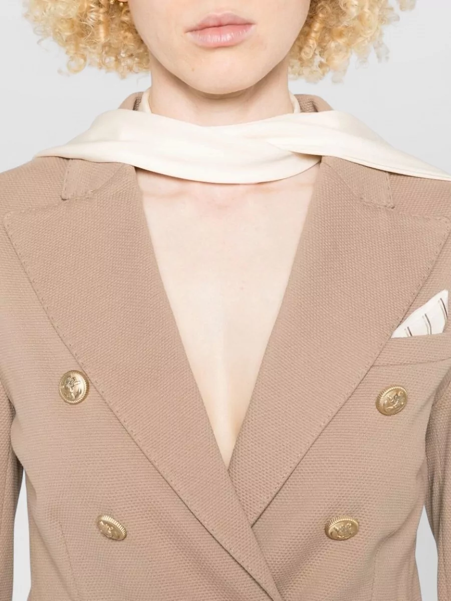 Circolo 1901 Textured Double-Breasted Blazer