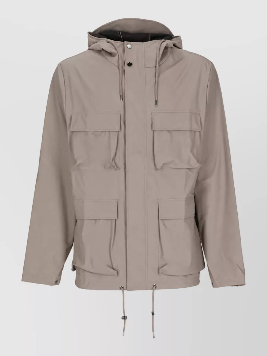 Rains waterproof hooded padded jacket