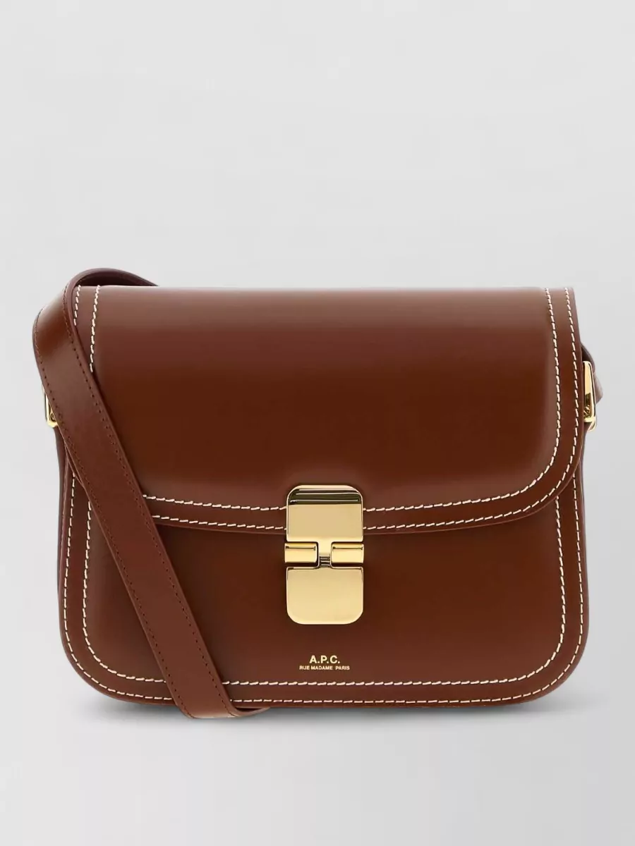 A.P.C. grace small leather crossbody bag