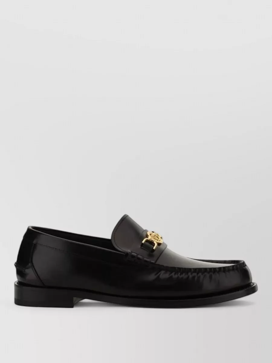 Versace Leather Loafers