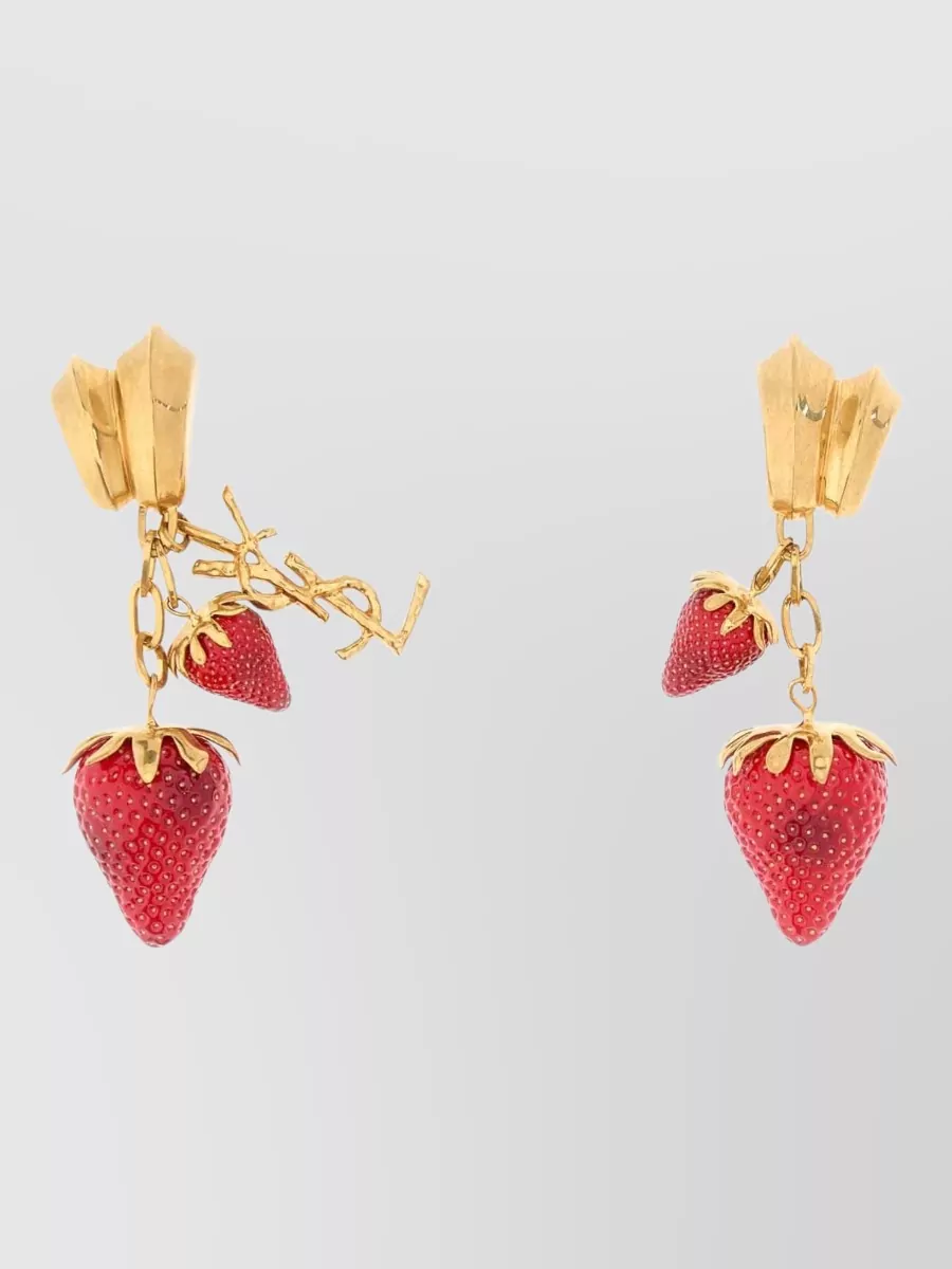 Saint Laurent Resin Drop Earrings
