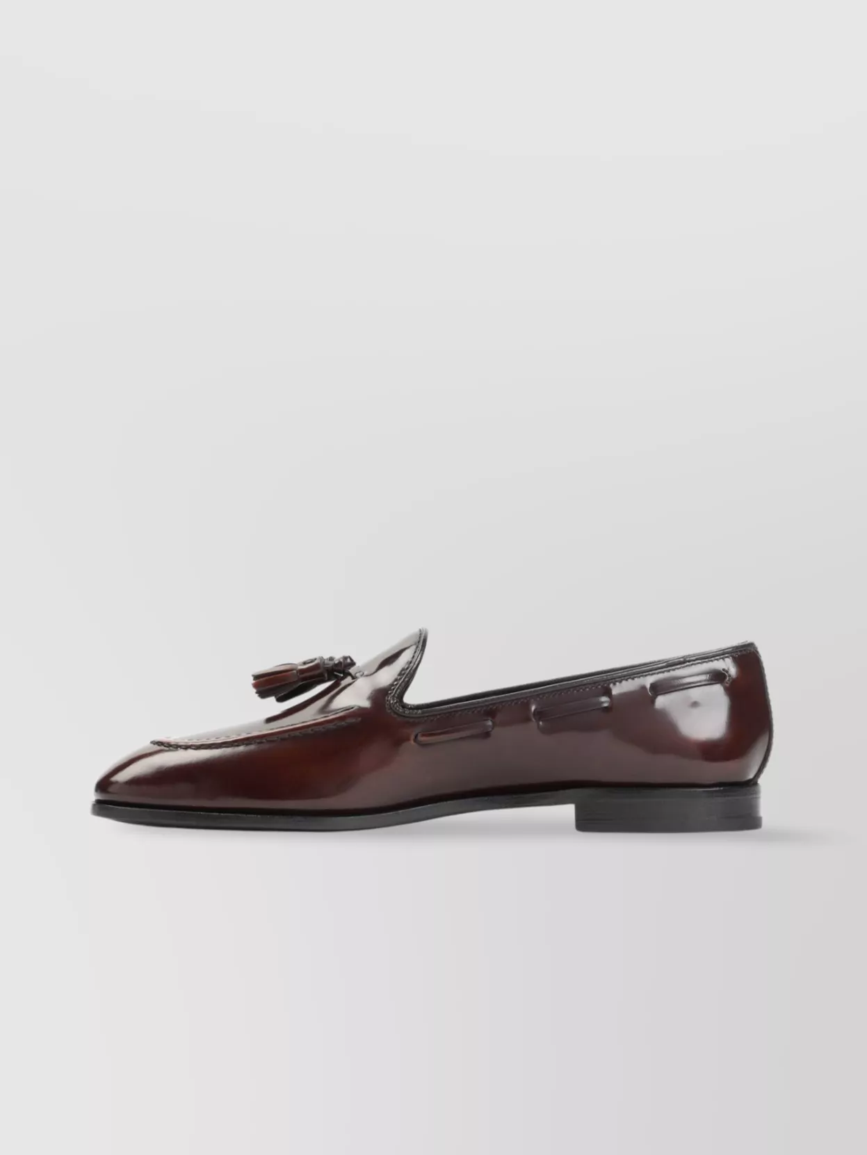 Church's Almond Toe Leather Loafers With Tassel Detail