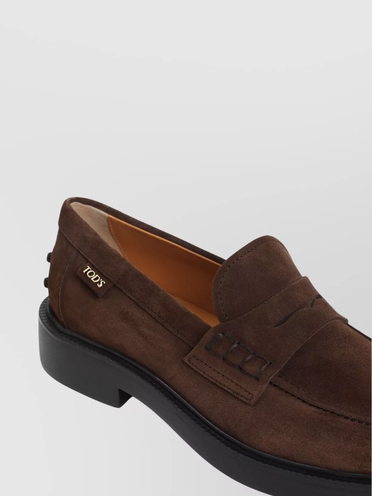 フラットシューズ Tod's Brown Africa Suede Leather Loafers Tod's Africa suede leather loafers | The Fashion Square