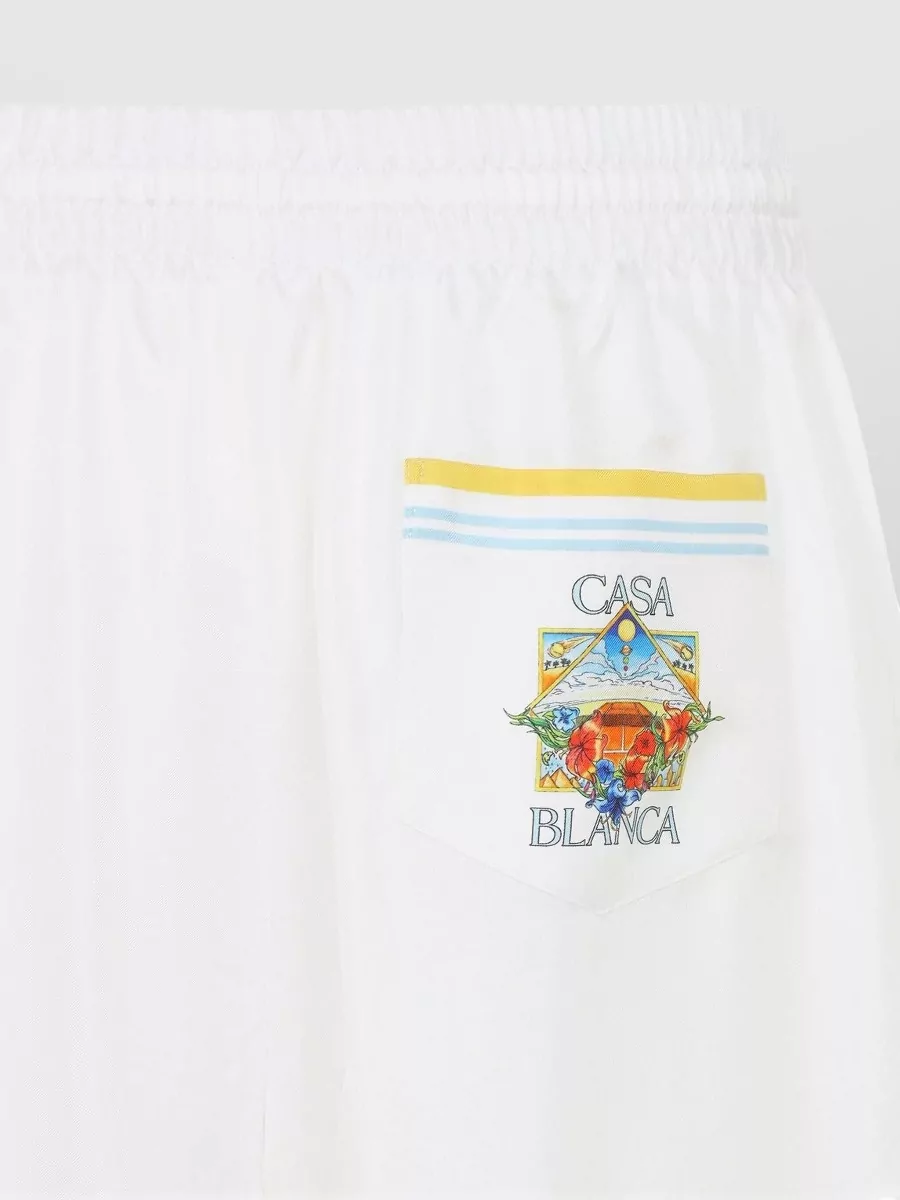 Casablanca Silk Swim Shorts