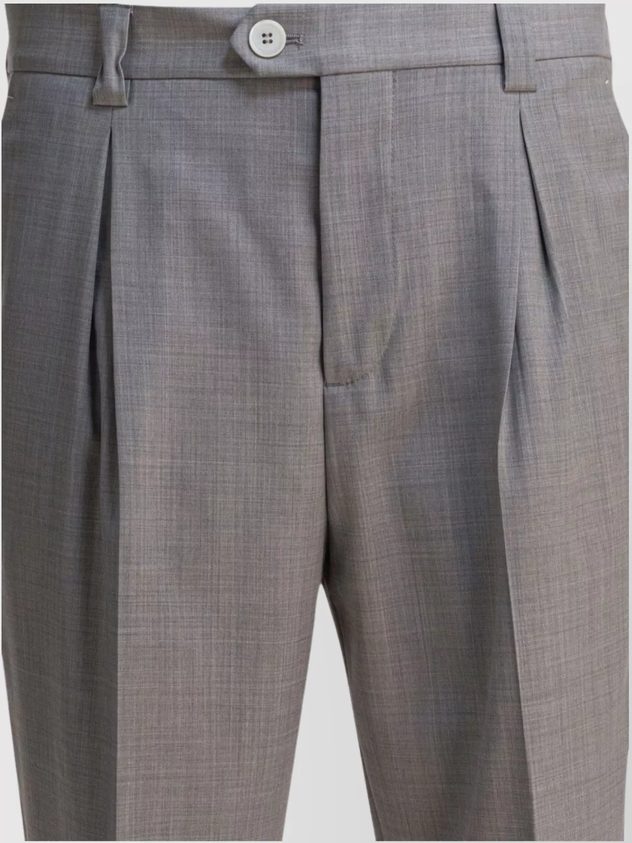 Brunello Cucinelli Trousers With Pleats And Pockets In Gray