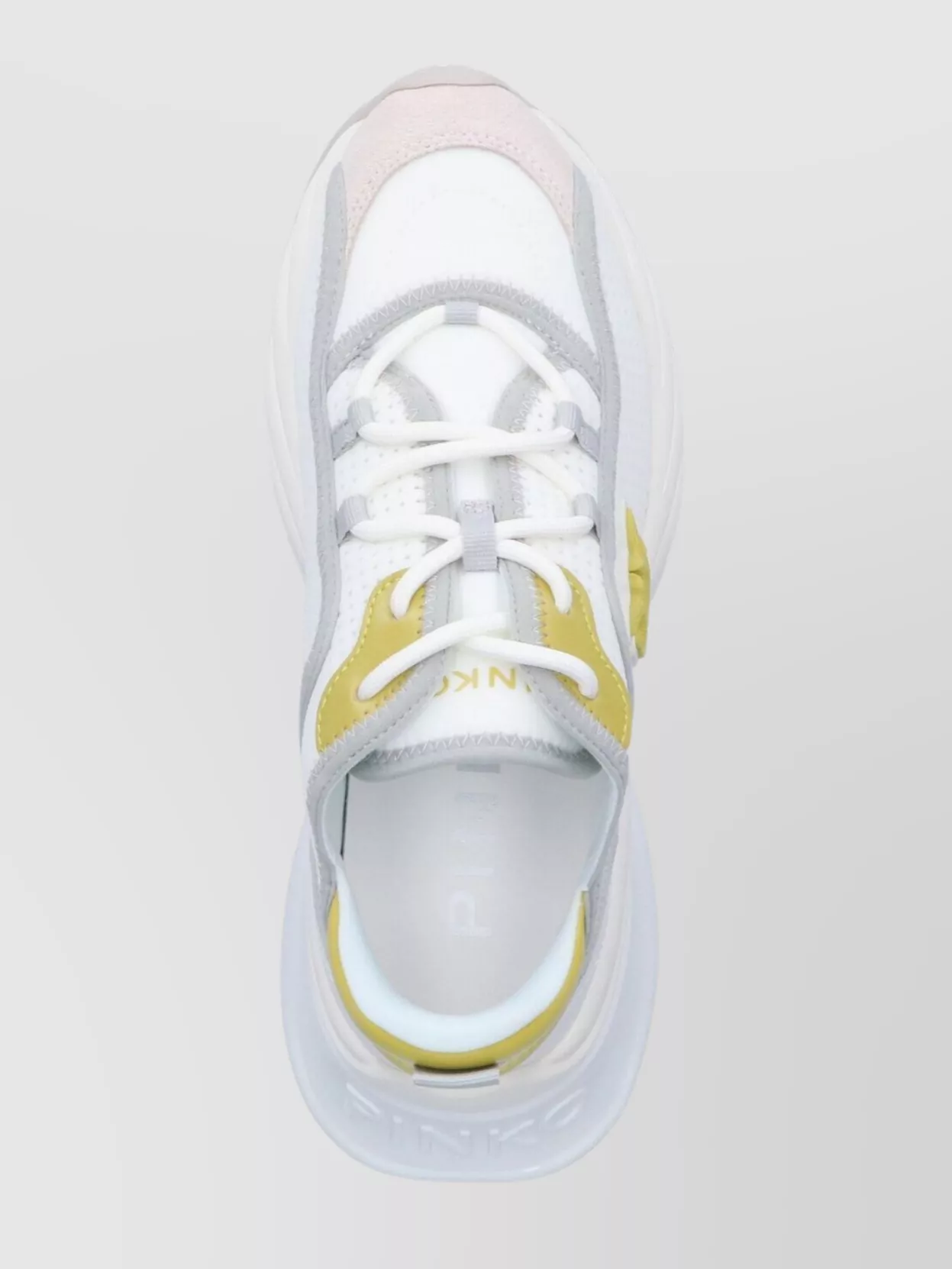 Pinko Low Top Sneakers With Perforated Design And Contrast Panels