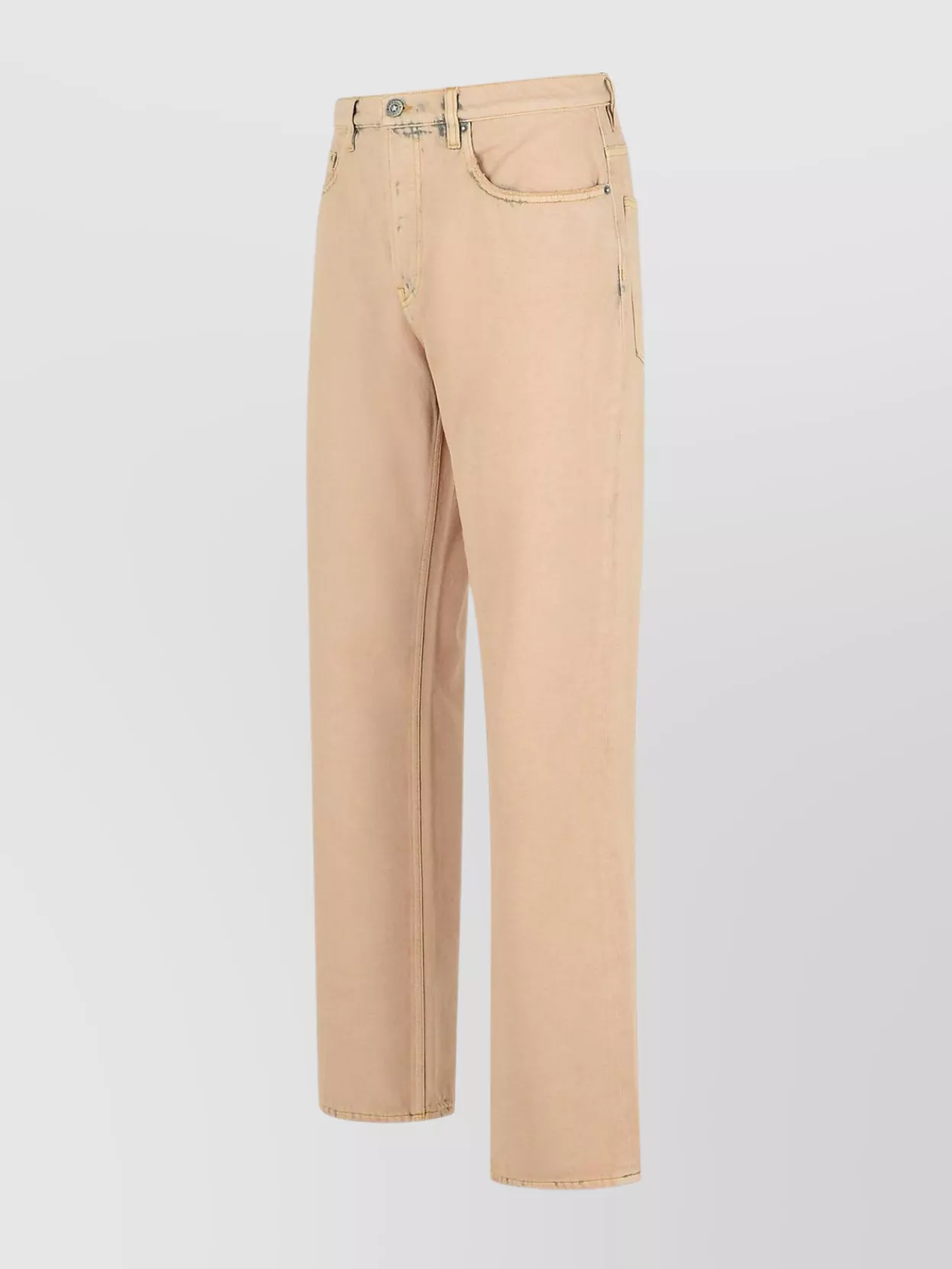 Golden Goose Cotton Pants With Belt Loops And Contrast Stitching