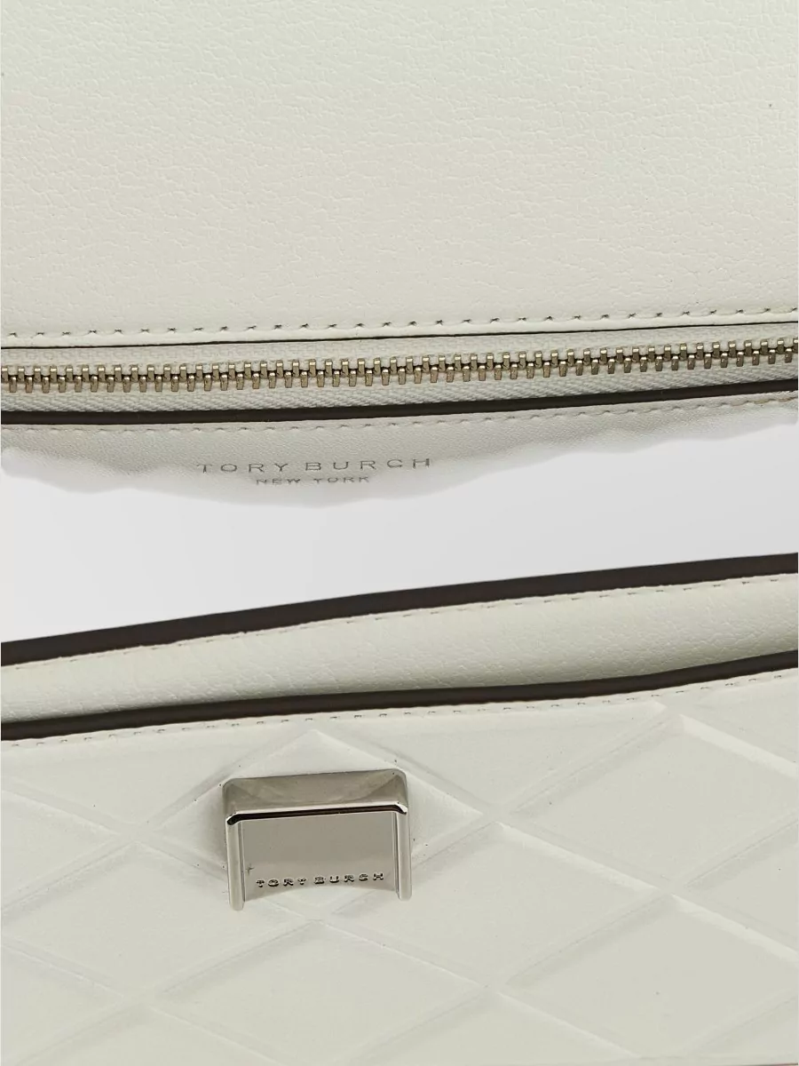 Tory Burch Fleming Small Crossbody Bag Quilted Chain