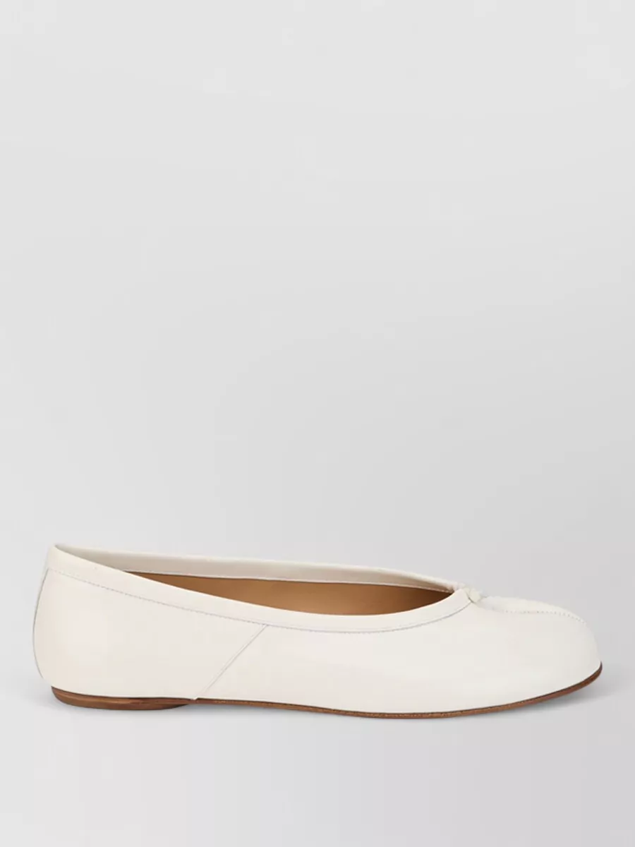 Maison Margiela Leather Tabi Ballerina Shoes