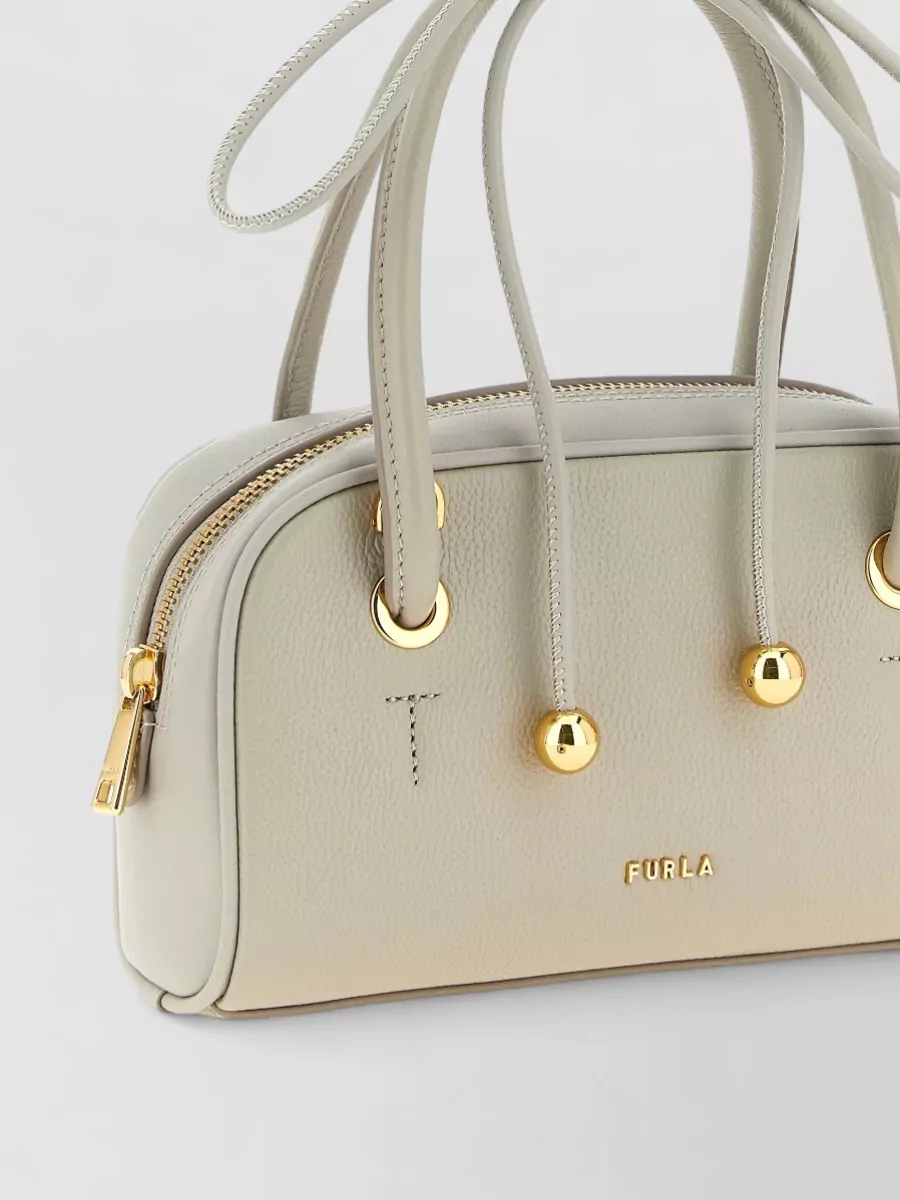 Furla Poppy Small Leather Shoulder Bag