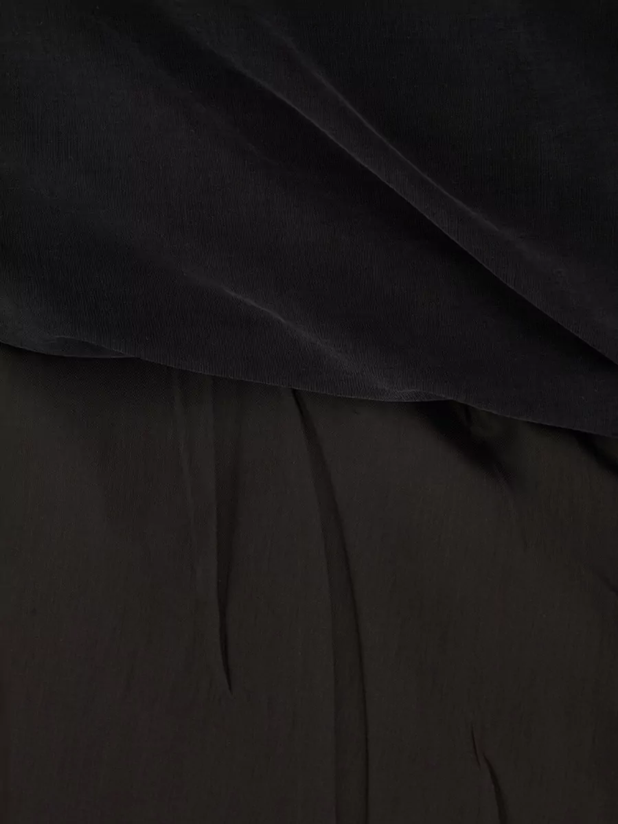 Maison Margiela Stretch Cupro Midi Dress