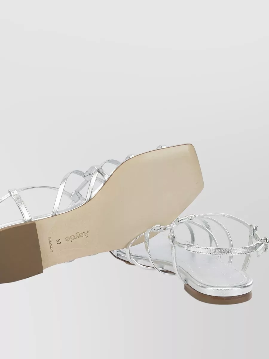 Aeyde Leather Low Sandals