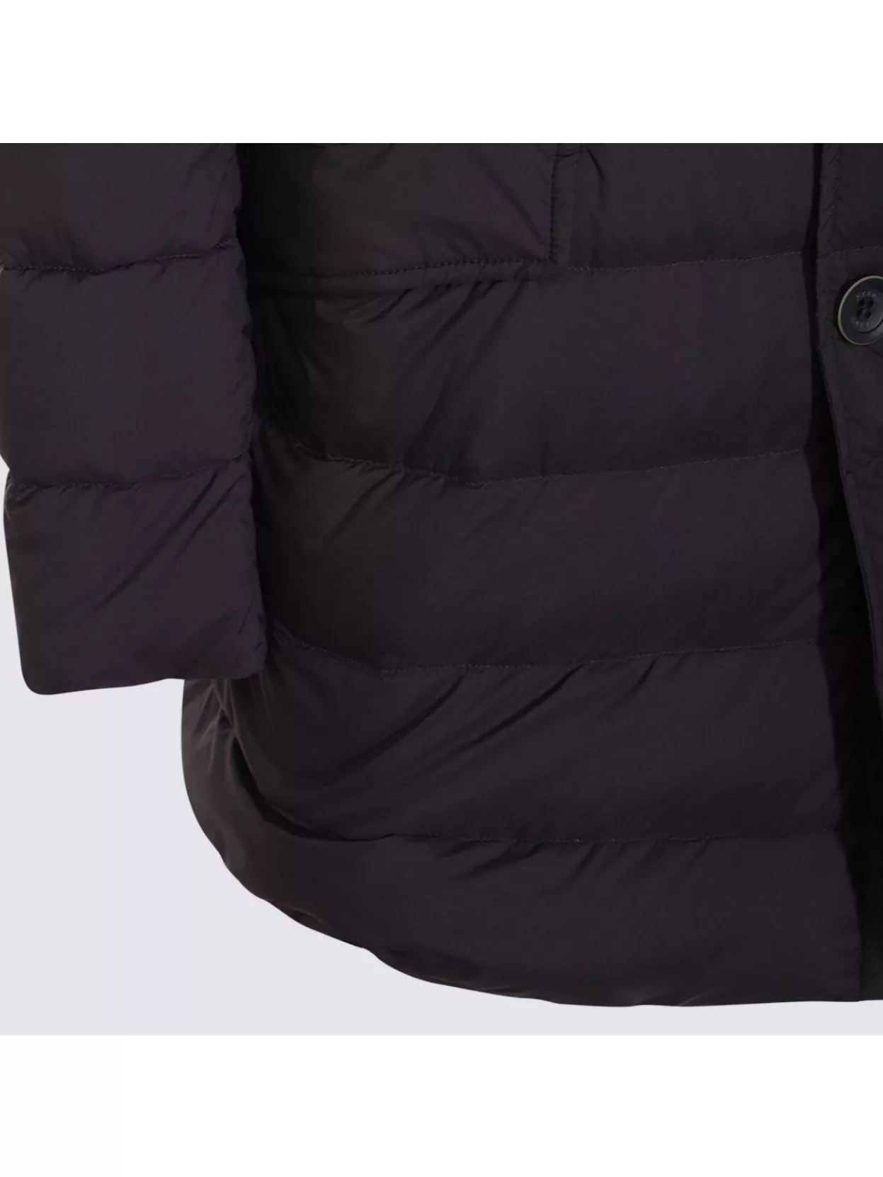 Herno Padded Jackets With High Collar And Side Pockets