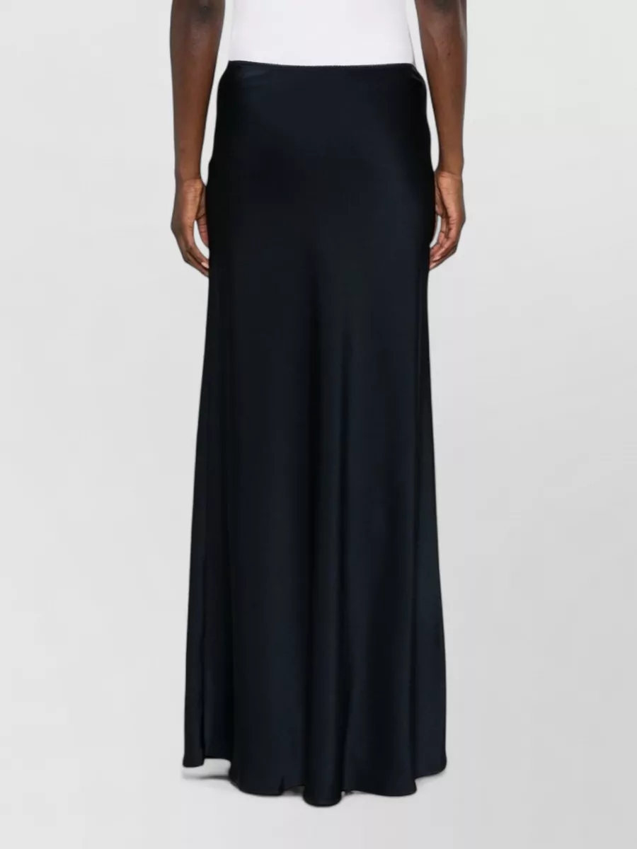 Fabiana Filippi High-Waisted Satin Maxi A-Line Skirt