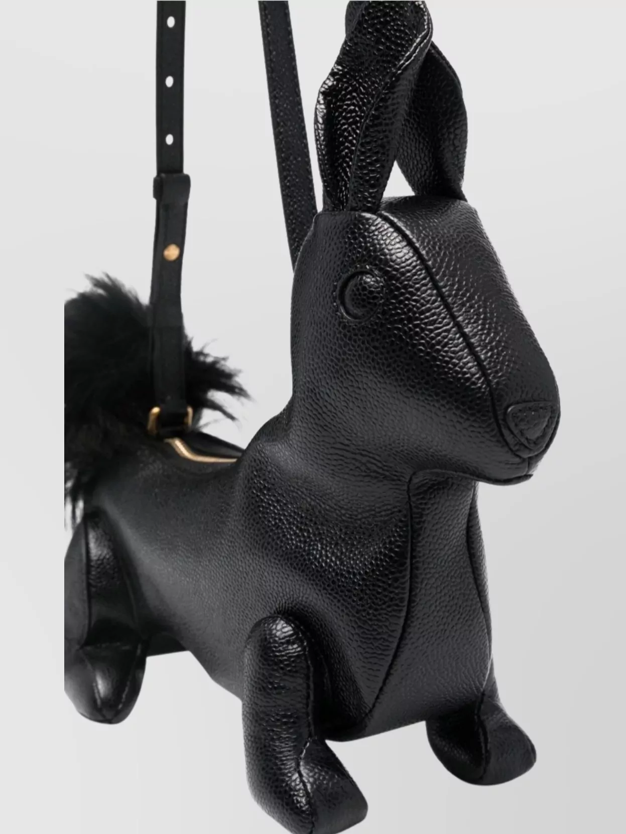 Thom Browne Rabbit Calf Leather Shoulder Bag