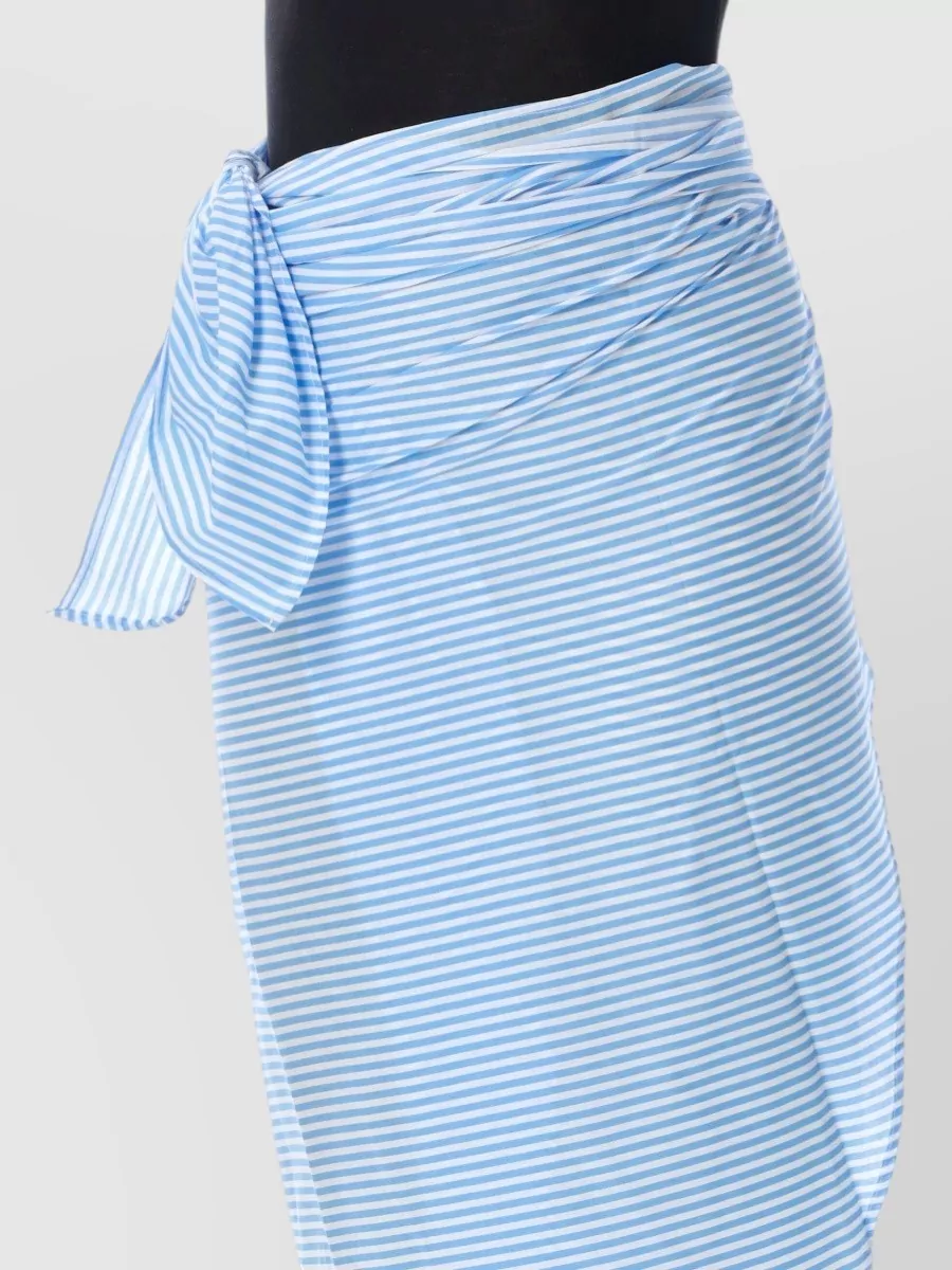 The Frankie Shop cotton wrap skirt