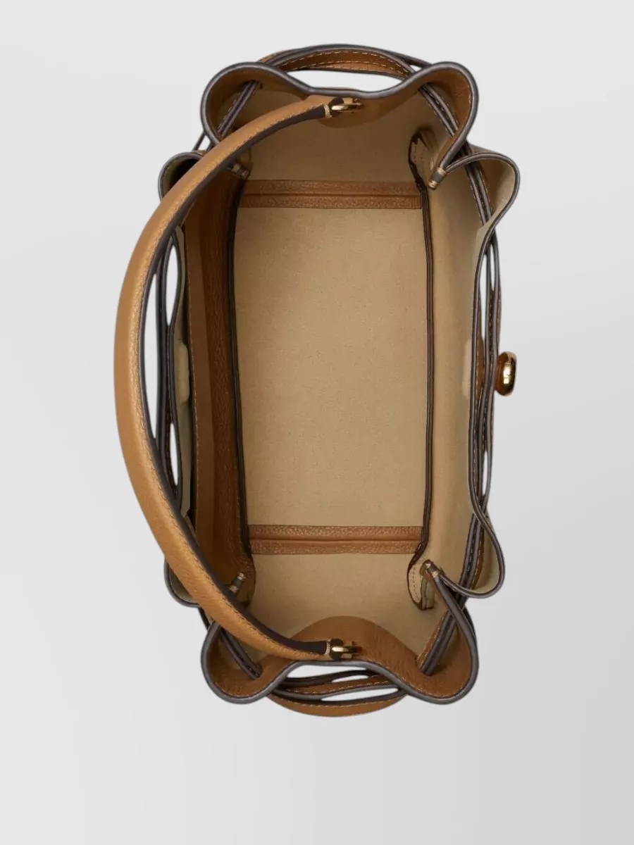 Tory Burch Romy Leather Bucket Bag