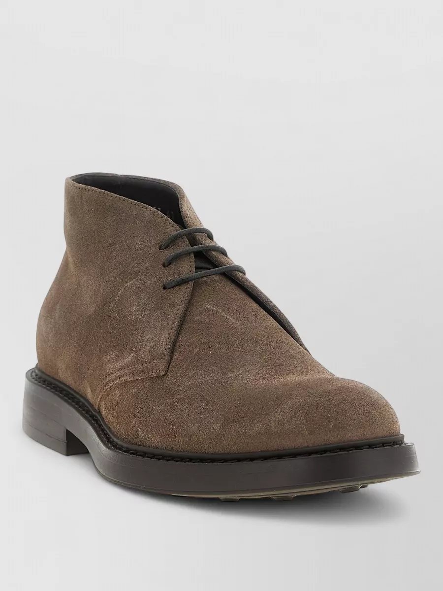 Doucal's leather derby shoes