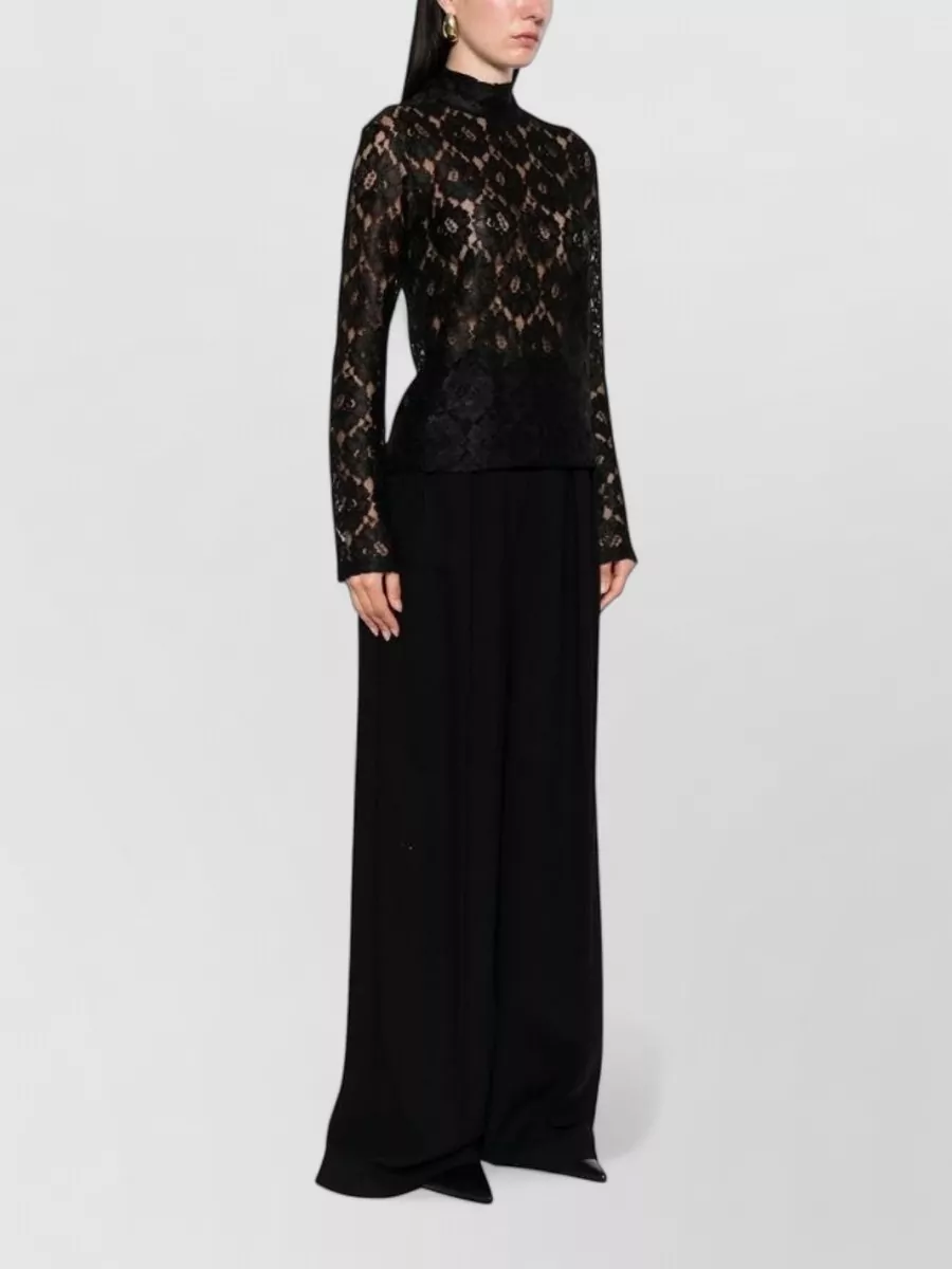 Róhe Lace Turtleneck Blouse