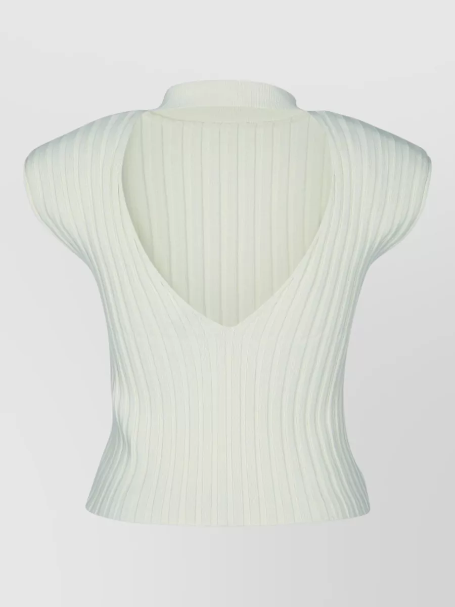 Jacob Cohen Ribbed Knitted Top