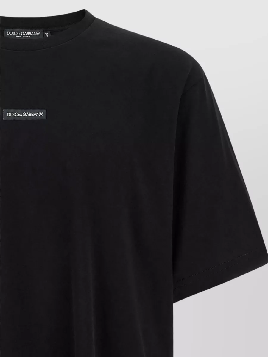 Dolce&Gabbana Cotton logo patch t-shirt