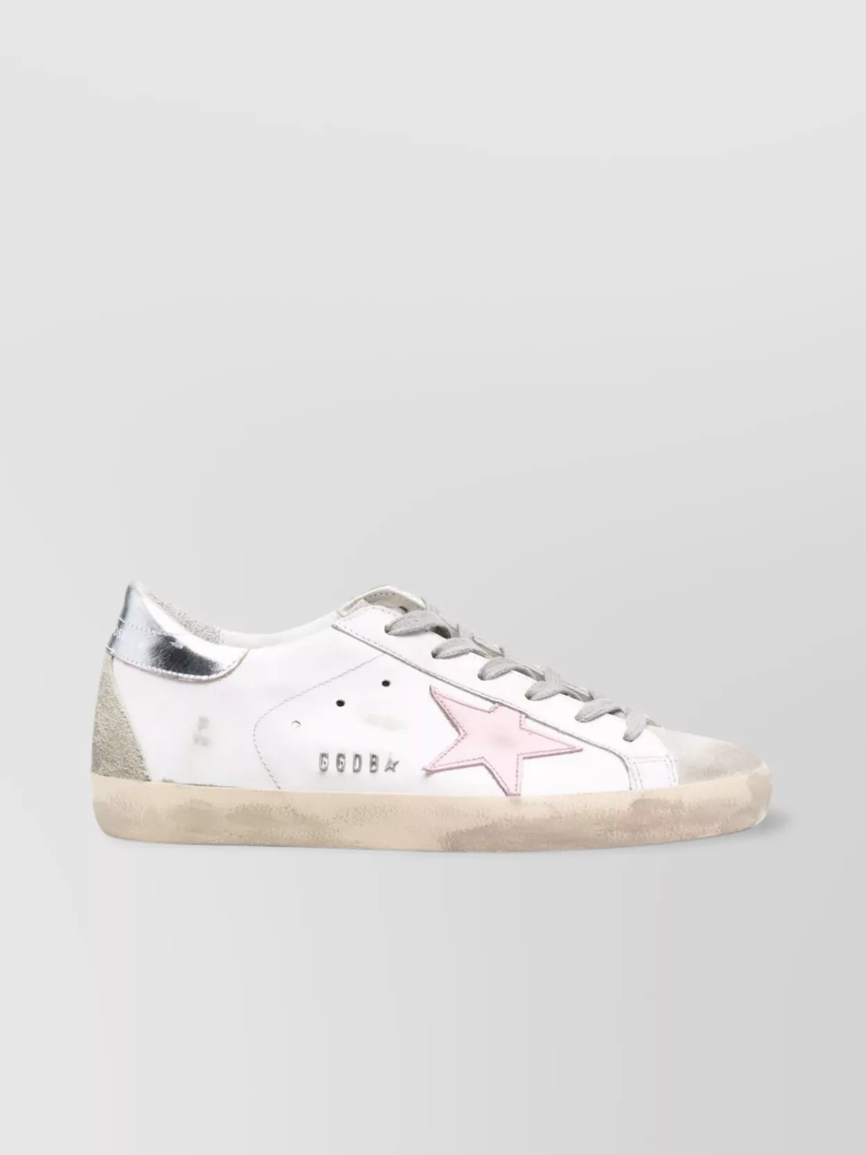 Shop Golden Goose Distressed Leather Low Top Sneakers