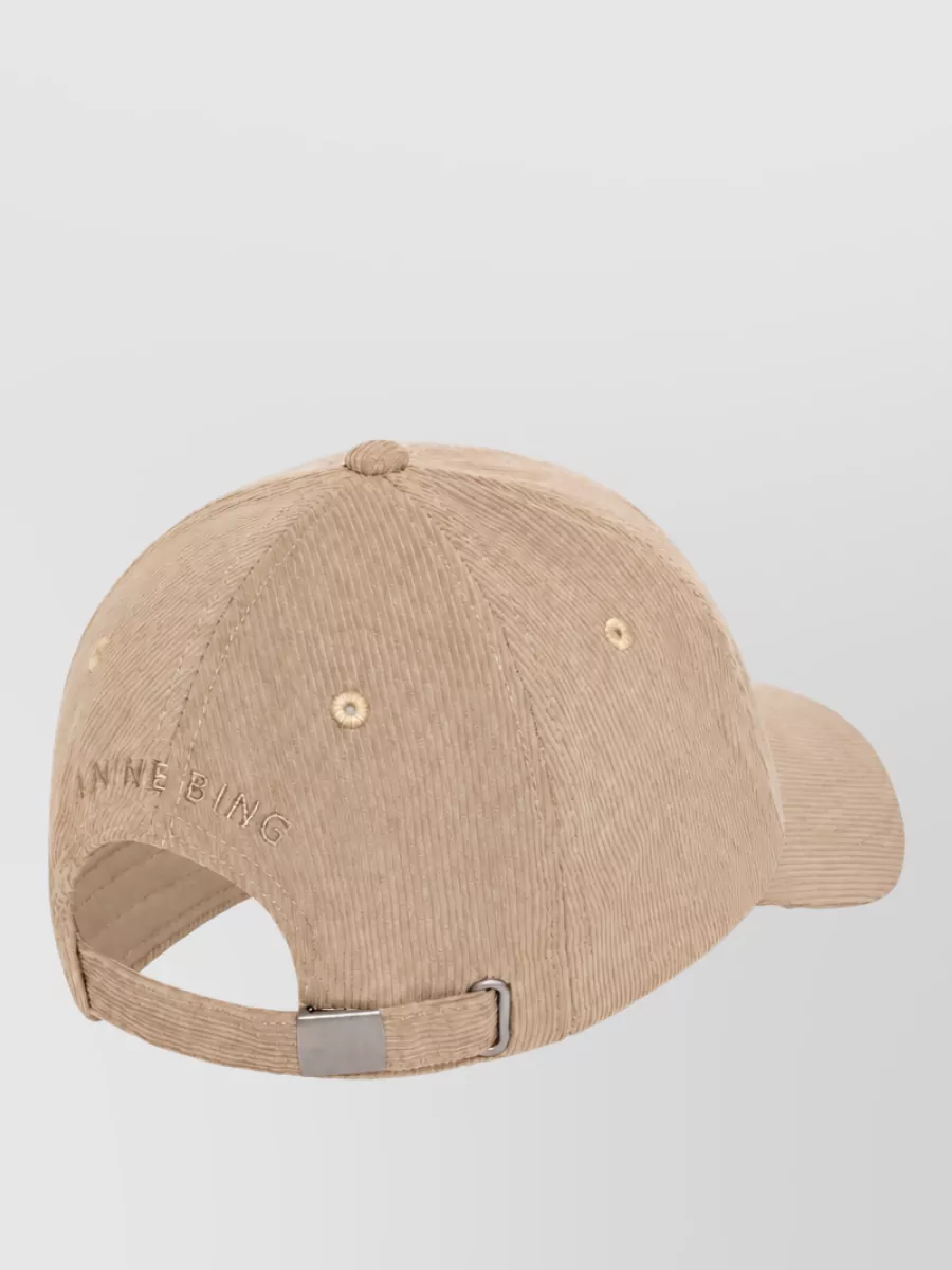 Anine Bing Corduroy Baseball Cap