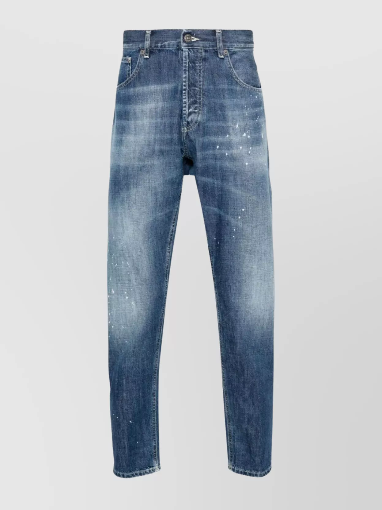 Dondup - distressed five-pocket jeans belt loops